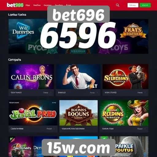 Opcões de jogos disponíveis na bet696